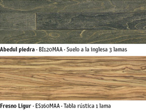 Suelos de madera en diferentes acabados para parquets y tarimas