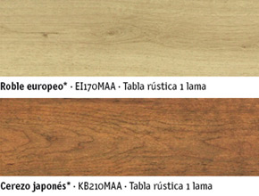Suelos de madera en diferentes acabados para parquets y tarimas