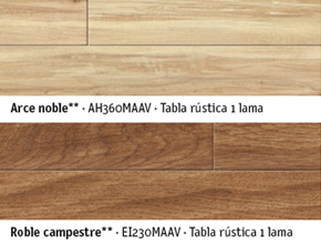 Suelos de madera en diferentes acabados para parquets y tarimas