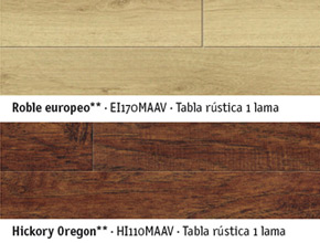 Suelos de madera en diferentes acabados para parquets y tarimas